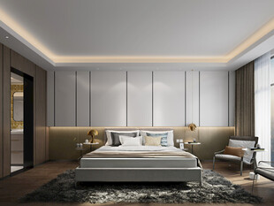 小空间次卧室室内设计现代简约风