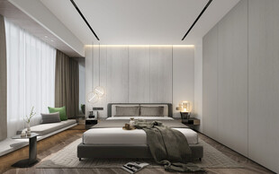 小空间次卧室室内设计现代简约风