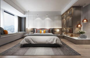 小空间次卧室室内设计现代简约风