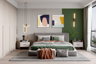 小空间次卧室室内设计现代简约风