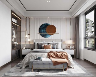 小空间次卧室室内设计现代简约风