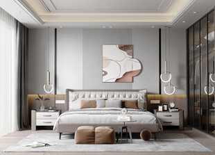 小空间次卧室室内设计现代简约风