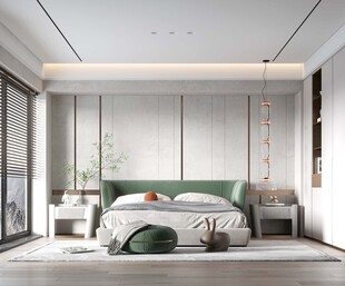 小空间次卧室室内设计现代简约风