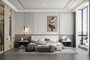 小空间次卧室室内设计现代简约风