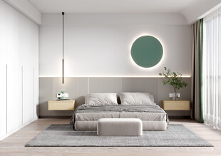 小空间次卧室室内设计现代简约风