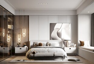 小空间次卧室室内设计现代简约风