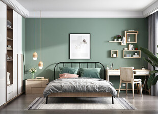 小空间次卧室室内设计现代简约风