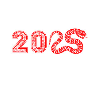 2025年蛇年设计素材元素