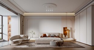 北美欧式卧室空间设计现代田园风