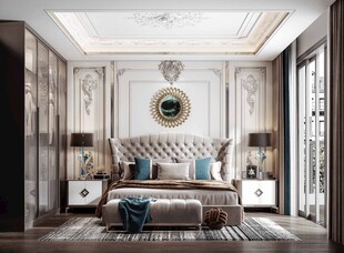 北美欧式卧室空间设计现代田园风