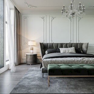 北美欧式卧室空间设计现代田园风