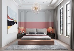 北美欧式卧室空间设计现代田园风