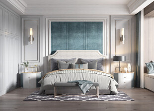 北美欧式卧室空间设计现代田园风