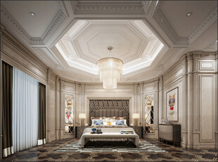 北美欧式卧室空间设计现代田园风