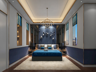 北美欧式卧室空间设计现代田园风