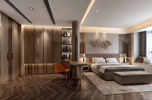 北美欧式卧室空间设计现代田园风