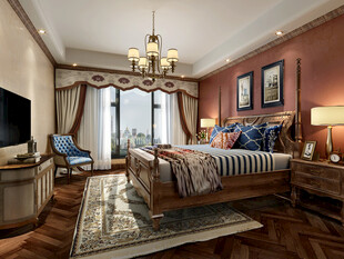 北美欧式卧室空间设计现代田园风