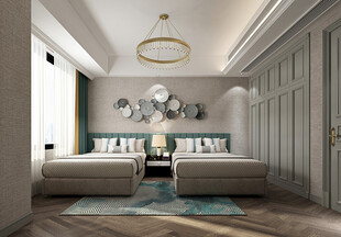 北美欧式卧室空间设计现代田园风