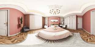 北美欧式卧室空间设计现代田园风