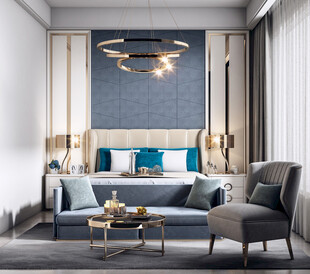 北欧式次卧室空间设计现代田园风