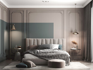 北欧式次卧室空间设计现代田园风