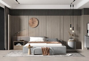 北欧式次卧室空间设计现代田园风