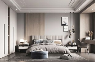 北欧式次卧室空间设计现代田园风