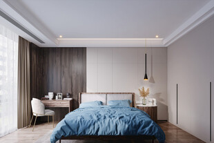 北欧式次卧室空间设计现代田园风