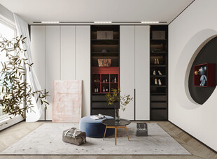 中式多功能书房北欧现代简约古风