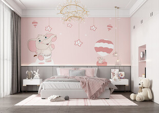 儿童女孩房次卧室北欧现代简约风