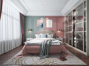 儿童女孩房次卧室北欧现代简约风