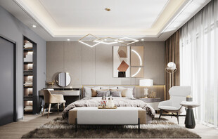 儿童女孩房次卧室北欧现代简约风