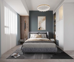 儿童女孩房次卧室北欧现代简约风