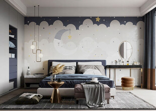 儿童女孩房次卧室北欧现代简约风