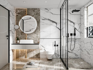 卫生间淋浴室厕所洗手间装修设计