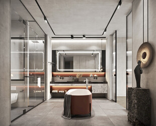 卫生间淋浴室厕所洗手间干湿分离