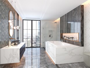 卫生间淋浴室厕所洗手间干湿分离