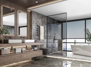 卫生间淋浴室厕所洗手间干湿分离