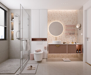 卫生间淋浴室厕所洗手间干湿分离