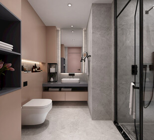 卫生间厕所洗手台盆卫浴家居装修