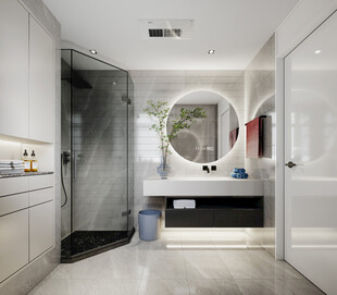 卫生间厕所洗手台盆卫浴家居装修