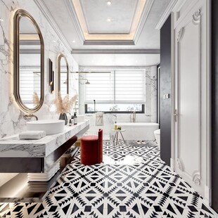 卫生间厕所洗手台盆卫浴家居装修