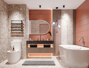 卫生间厕所洗手台盆卫浴家居装修