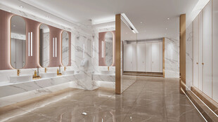 卫生间厕所洗手台盆卫浴家居装修