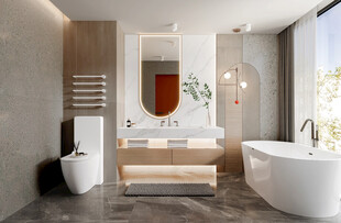 卫生间厕所洗手台盆卫浴家居装修