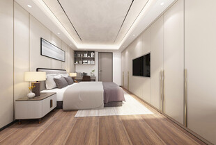 家居客厅卧装修高定现代简约设计
