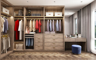 家居客厅卧装修高定现代简约设计