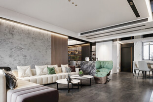 家居客厅卧装修柜子现代简约设计