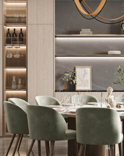 家居客厅卧装修柜子现代简约设计