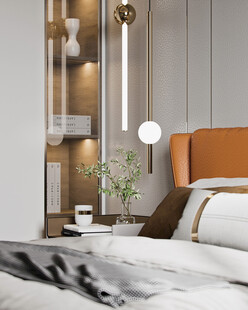 家居客厅卧装修柜子现代简约设计